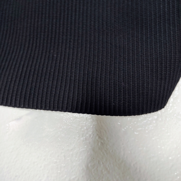 Babaton Tank Women's Black Rib Sculpt Knit Squareneck Cropped Top Sz M - Picture 2 of 10